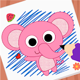 Purple Pink Coloring Book icon