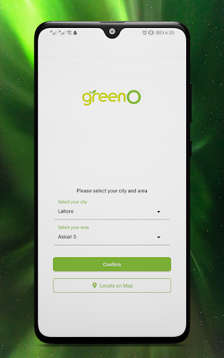 Android application Greeno screenshort