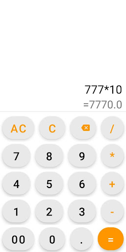 Android application Easy Calculator screenshort