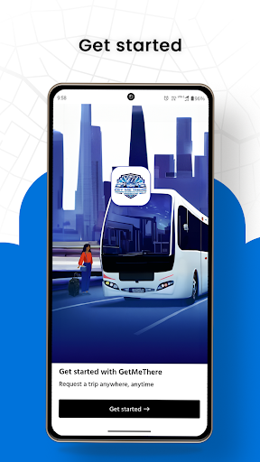 Android application GetMeThere - request a ride screenshort