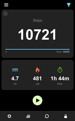 Screenshot of Pedometer: Count your steps