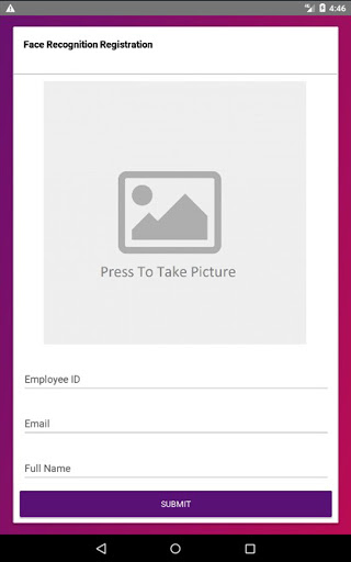 HeatraX Face Enrollment Screen 2