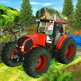 Tractor Farming Crop Harvest Driving Game icon