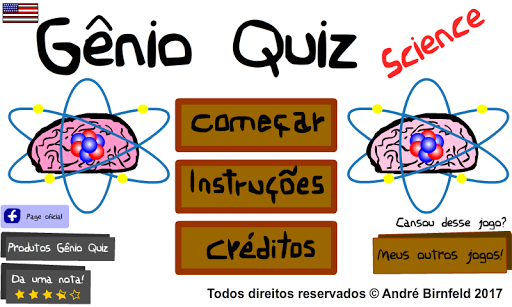 Android application Genius Quiz Science screenshort