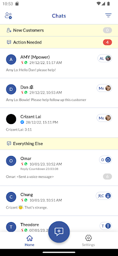 Android application MPower O2O screenshort