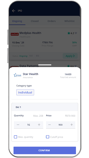 Invest19 IPO Stocks Demat Loan Screen 3