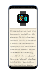 d20 fitpro smart watch Guide