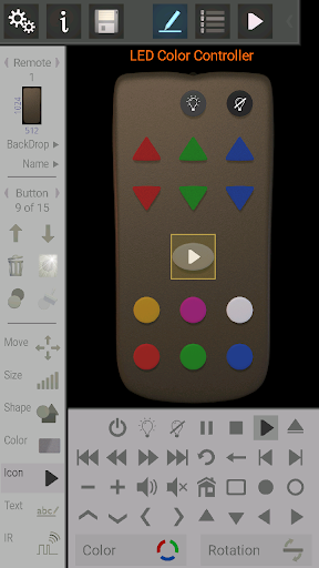 Screenshot of IR Remote Creator