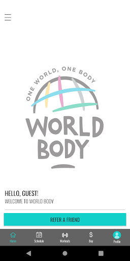 World Body Fitness Screen 2