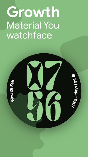 Growth - Material Watchface screenshot 8