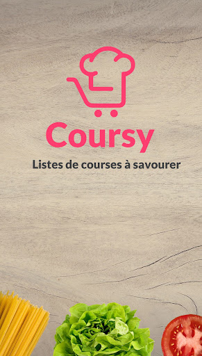 Android application Coursy – Courses et recettes screenshort