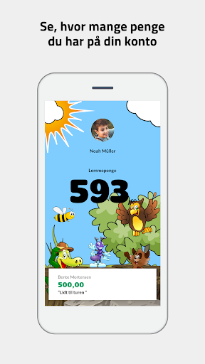 Android application Nr Nebel Sparekasse MINE PENGE screenshort