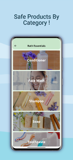 Safe Cart : Non Toxic Products Screen 2