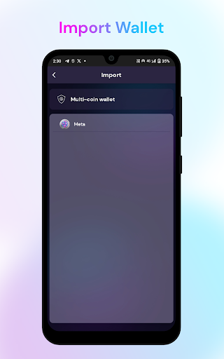 Metatron wallet Screen 3
