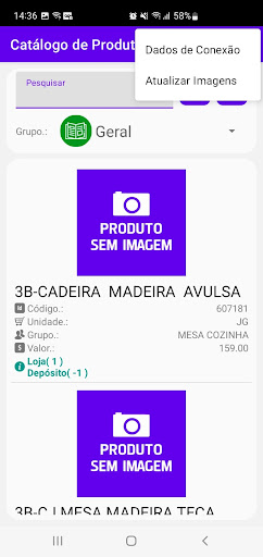 Android application BoechatSoft Catálogo screenshort