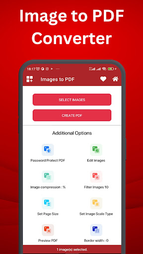 JPEG to PDF Converter Screen 2