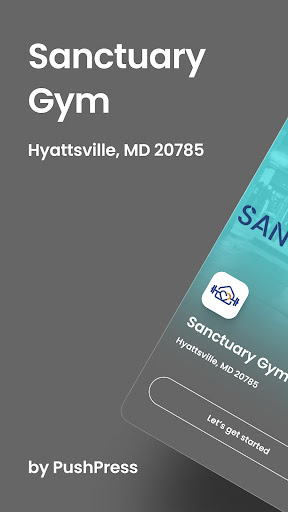 Android application Sanctuary Gym screenshort