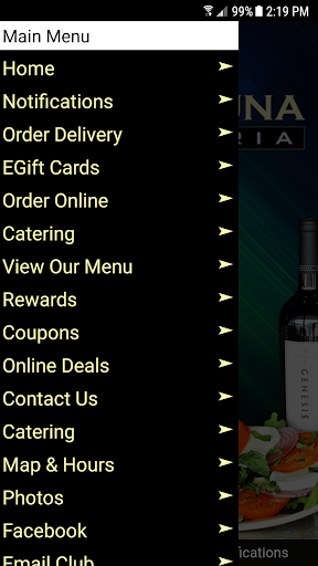 Bella Luna Trattoria Screen 2