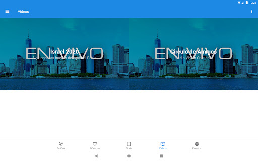 Screenshot of Radio Vision Cristiana