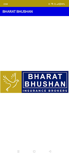 Android application Bharat Bhushan Insurance screenshort