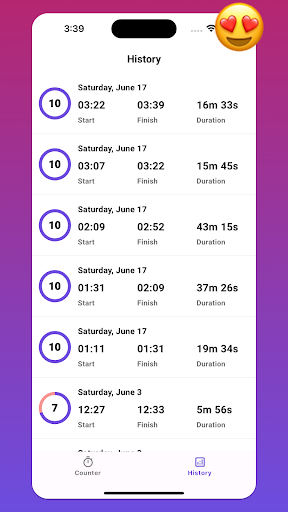 Babys Movements Tracker Screen 3
