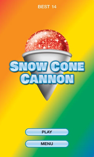 Android application Snow Cone Cannon Fun screenshort