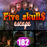 Five Skulls Escape Best Escape Game - 182 icon