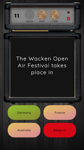 The Ultimate Rock & Metal Quiz Screen 3