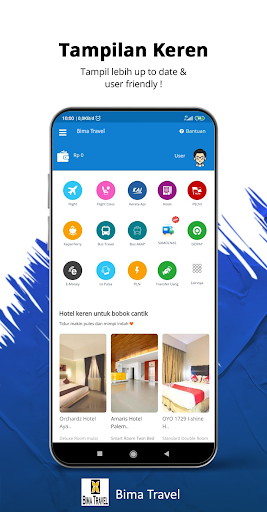 Android application Bima Travel screenshort