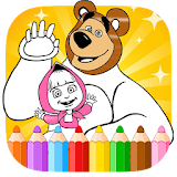 coloring pages for Misha bear icon