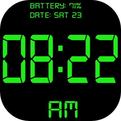 Digital Clock Simple and Big – Apps no Google Play