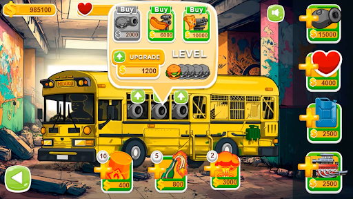 Burger Bus vs Tsunami Zom B
