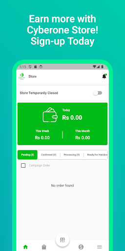Android application CyberOne Store screenshort