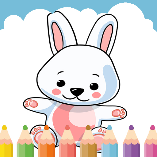 Bunny Rabbit Coloring Book  Icon