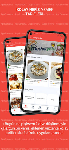 Android application Mutfak Yolu: Kolay Tarifler screenshort