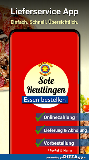 Pizza Sole Reutlingen Screenshot 1 - AppWisp.com