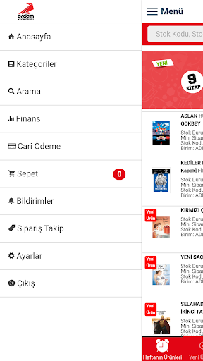 Android application Erdem Yayınları B2B screenshort