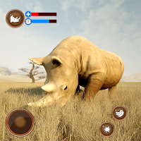 Семейный симулятор дикого носорога