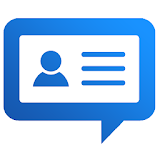 SMS-Business Card. SMS mailing icon