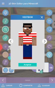Captura de Pantalla 15 QB9 3D Skin Editor para Minecr android
