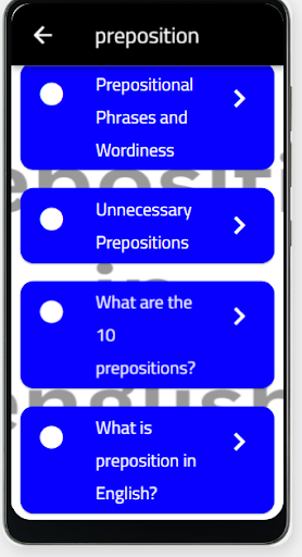 preposition Screen 2