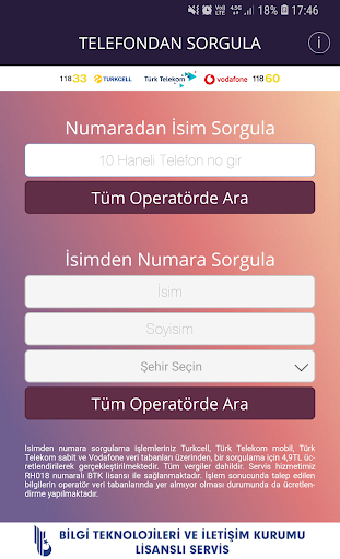 Telefondan Sorgula–Arayan Kim?