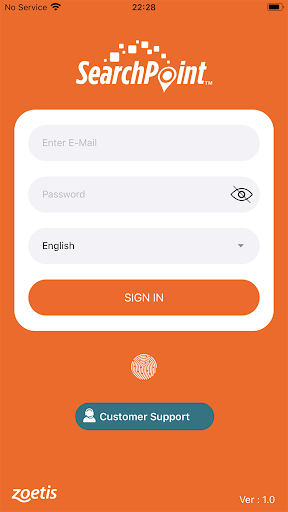 Android application SearchPoint Mobile screenshort