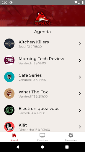 Android application Renegade screenshort