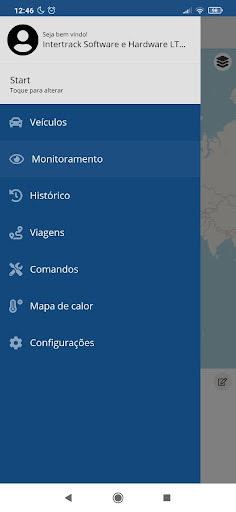 Android application Start Monitoramento App screenshort