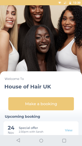 Android application House of Hair UK screenshort