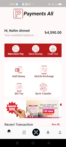 Payments all Screen 3