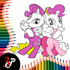 Coloring Book Pony Pink Princess 1.3