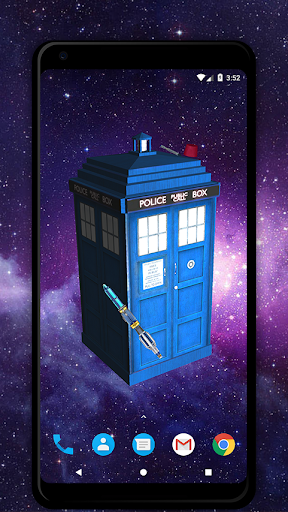 TARDIS 3D Live Wallpaper Screen 3