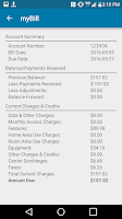 screenshot of myCellcom App